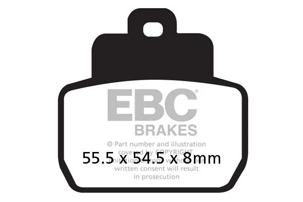 Plaquette de frein Sinter HH EBC 7875172