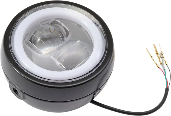 Phare LED Capsule120 montage latéral noir Daytona - vue 4