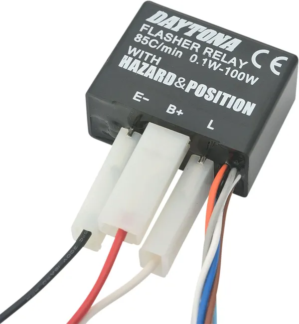 Relais 3P indicateur avec position et danger 12V 0.1-100W Daytona - vue 5