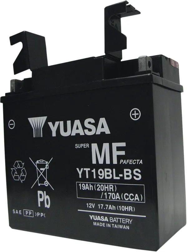 Batterie Yuasa YT19BL-BS AGM sans entretien - vue 5