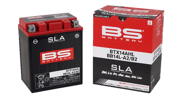 Batterie BTX14AHL / BB14L-A2/B2 BS BATTERY - vue 3