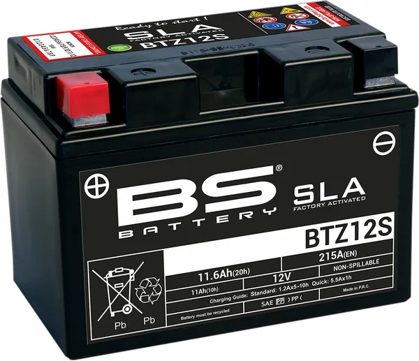 Batterie BTZ12S BS BATTERY (activée en usine) - vue 4