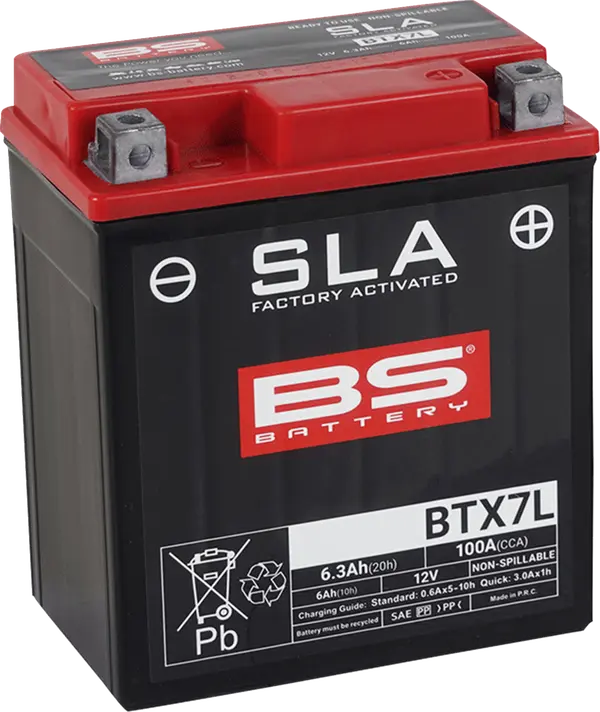 Batterie BTX7L BS BATTERY - vue 2