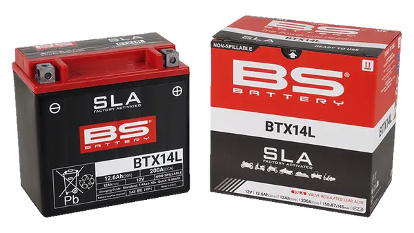 Batterie BTX14L BS BATTERY - vue 3