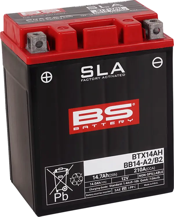 Batterie BTX14AH BS BATTERY - vue 2