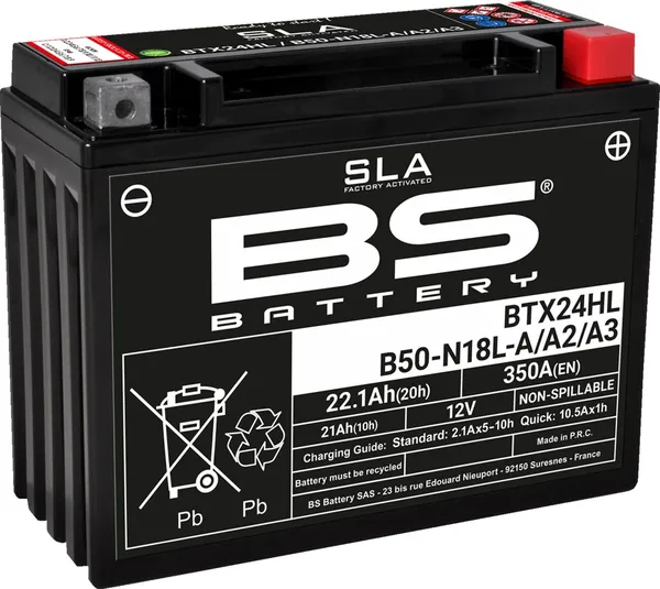 Batterie BS sla BTX24HL - vue 2