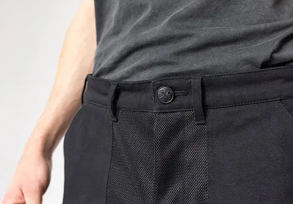 Pantalon aéro mesh noir JOHN DOE 34/34 - vue 8