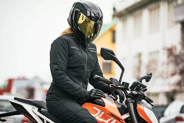 Veste moto ICON Jacket WM Hella Black MD - vue 2