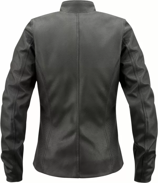 Veste moto ICON Tuscadero 2 femme noir - vue 2