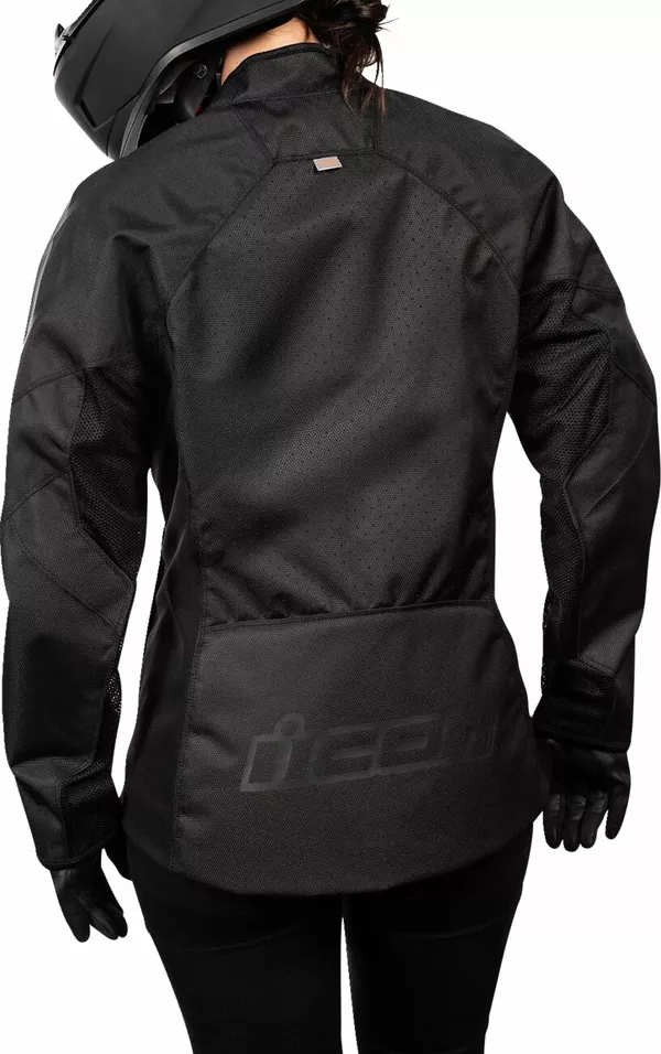 Veste moto ICON Hooligan CE noir MD - vue 3