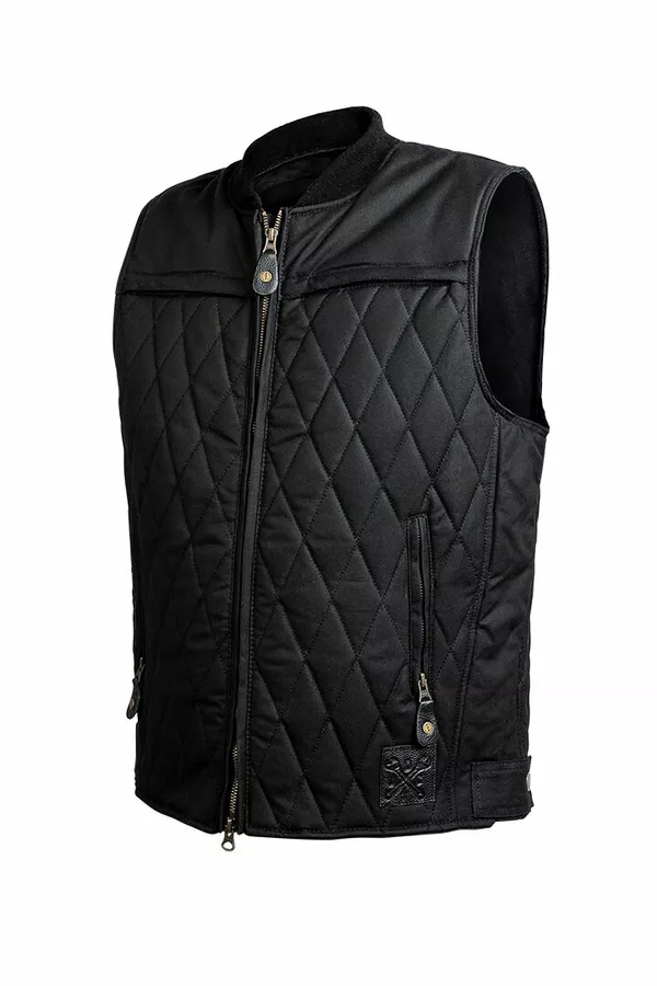 Gilet Lowrider Wax Noir JOHN DOE 2XL - vue 4