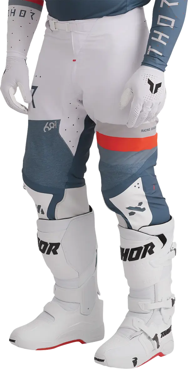 Pantalon sportif THOR League bleu/blanc - vue 5