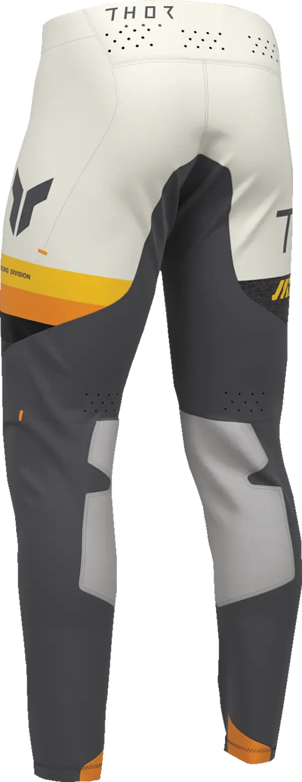 Pantalon moto THOR Sportmode League Charcoal/Vin - vue 2