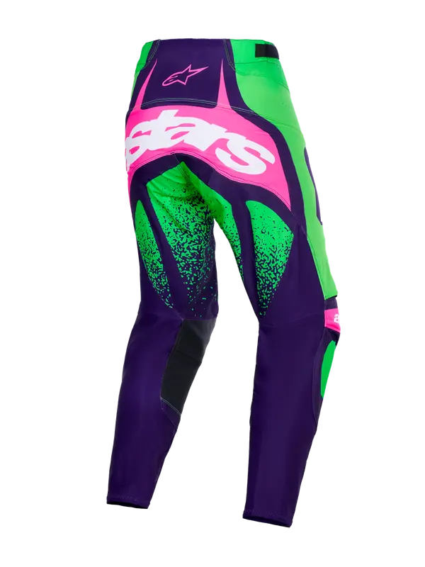Pantalon Alpinestars Techstar Nomur Violet/Gris/Rose - vue 2