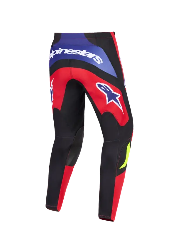 Pantalon Alpinestars Fluid Grid rouge/noir/pourpre 3 - vue 2