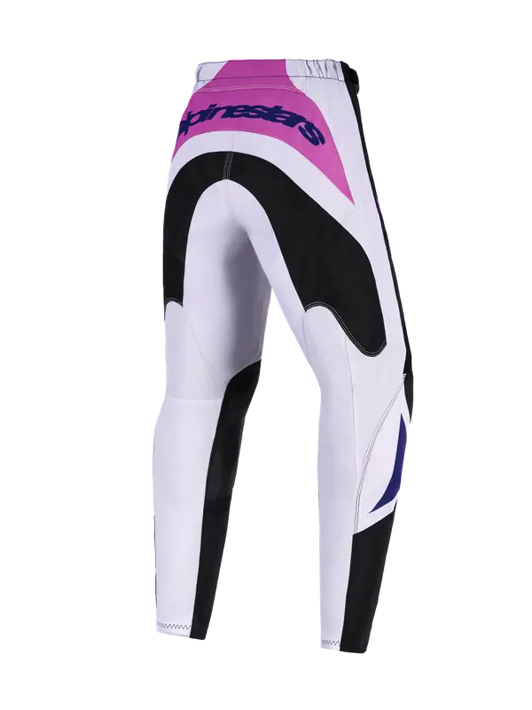 Pantalon Alpinestars Youth Fluid Grid noir/gris/violet - vue 2
