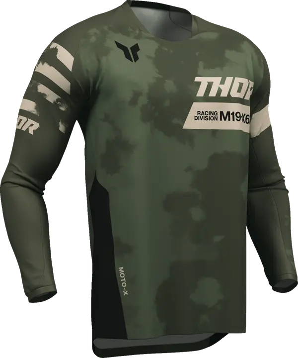Jersey THOR Launchmode Bleach noir et couleur