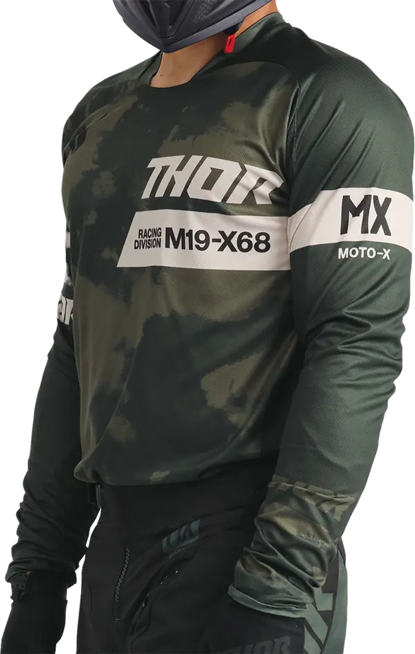 Jersey THOR Launchmode Bleach noir et couleur - vue 5