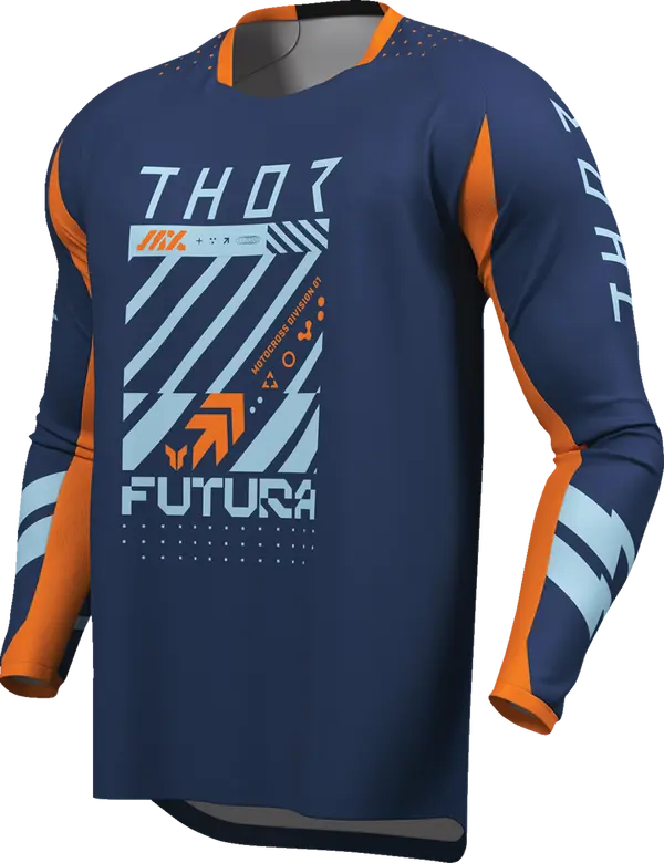 Jersey Thor Launchmode Futura noir/or - vue 3
