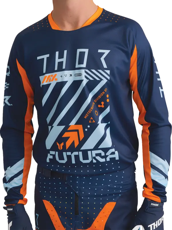 Jersey THOR Launchmode Futura noir/or - vue 5