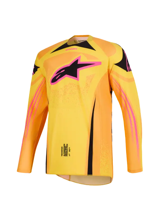 Jersey Alpinestars Techstar Nomur or/jaune/rose