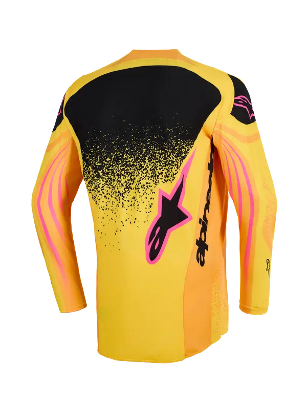 Jersey Alpinestars Techstar Nomur or/jaune/rose - vue 2