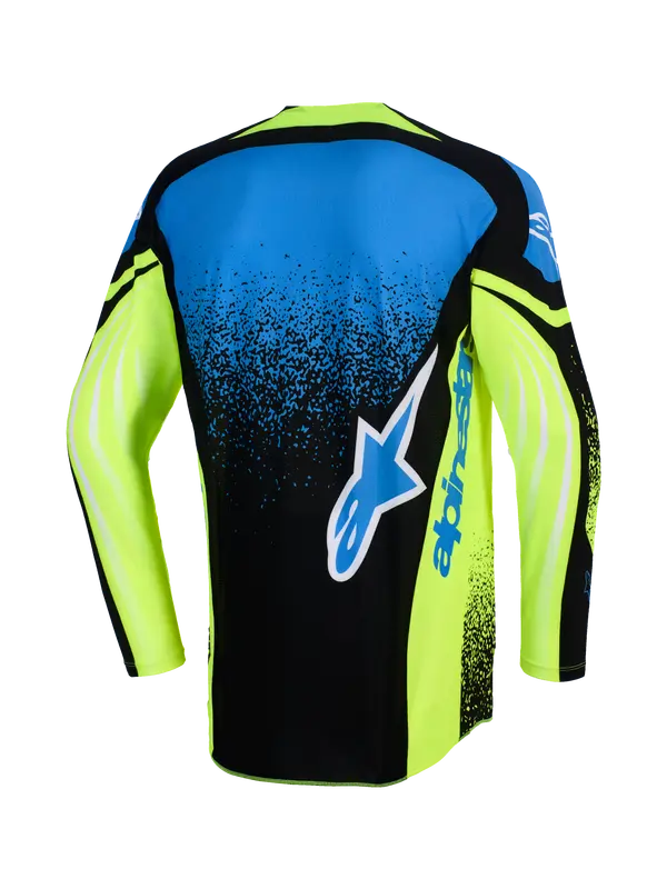 Jersey Alpinestars Techstar Nomur navy/yellow - vue 2