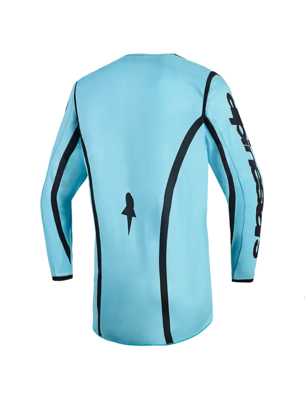 Jersey Alpinestars 4W Fluid Apex Tropic Bleu - vue 2