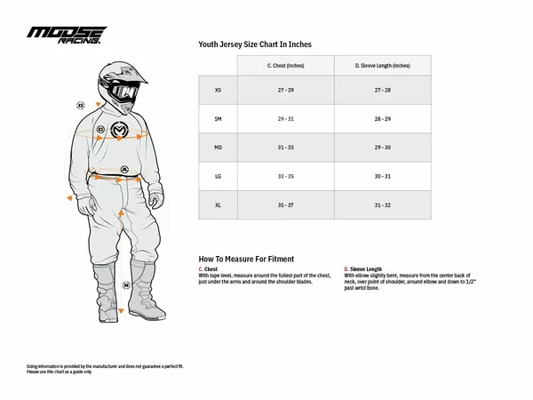 Jersey Yth Agrd Tl/Or/Bk XL MOOSE OFFROAD SOFT-GOODS - vue 3