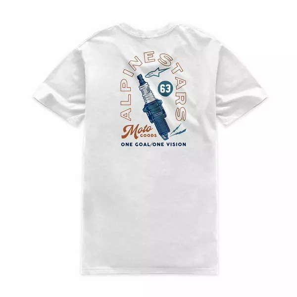 T-shirt Alpinestars Sparky blanc L - vue 3
