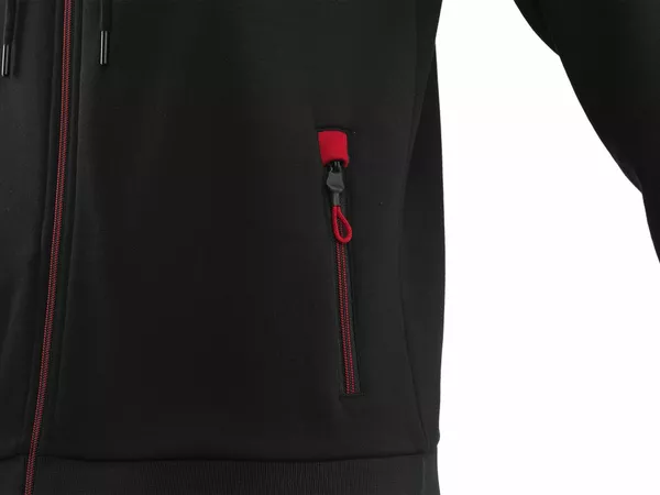 Sweat-shirt à zip Akrapovic noir femme M - vue 3