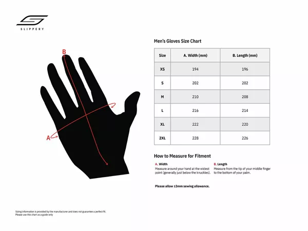 Gants de cross Slippery Circuit noir/aqua XL - vue 3