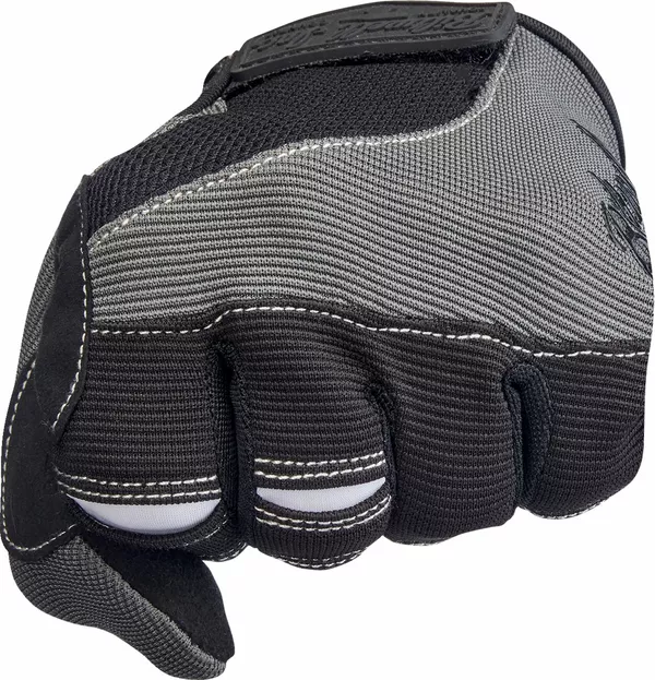 Gants moto Biltwell gris/noir LG - vue 7