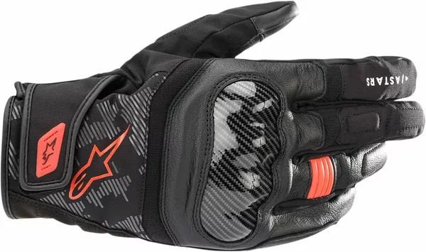 Gants Alpinestars SMX-Z DS noir/rouge