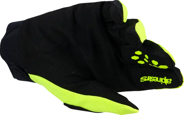 Gants Alpinestars Youth Full Bore V2 jaunes - vue 2