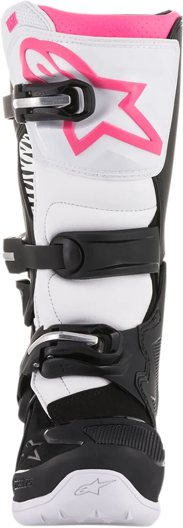 Botte Alpinestars Tech 3 4W noir/blanc/rose 8 - vue 3