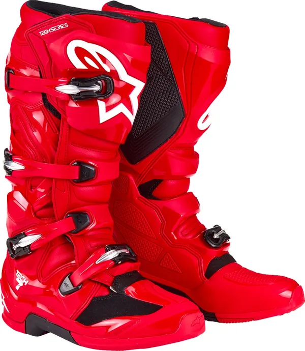 Bottes moto Alpinestars Tech 7 Bright Red taille 10