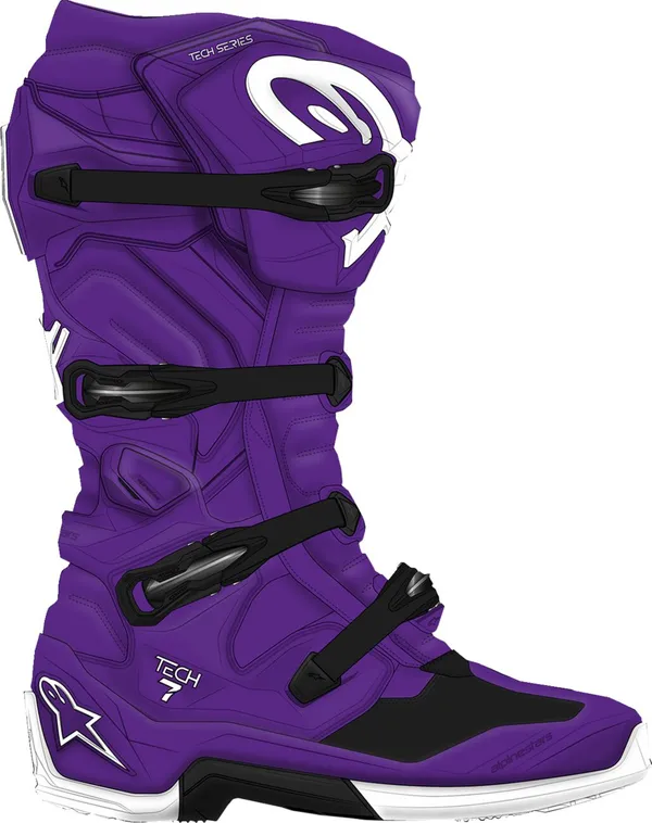 Alpinestars Tech 7 Purple 9 - vue 2