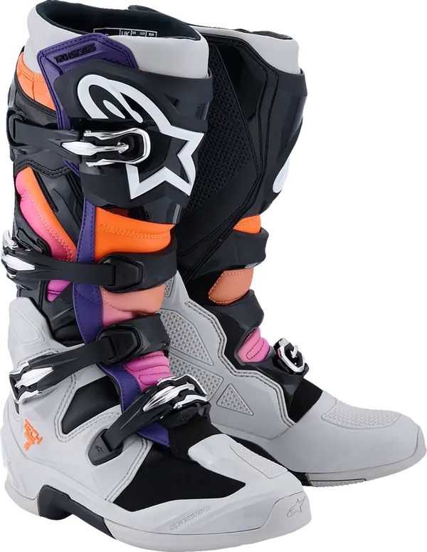 Bottes Alpinestars Tech 7 BLK/LT GY/ORG FL/M