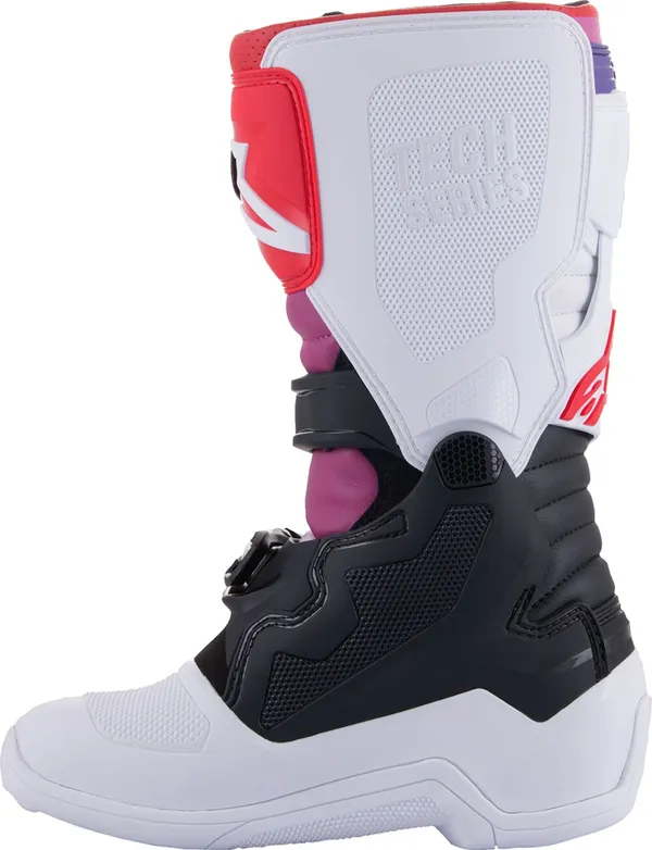 Bottes moto Alpinestars Tech 7S blanc/noir/arc-en-ciel taille 7 - vue 5
