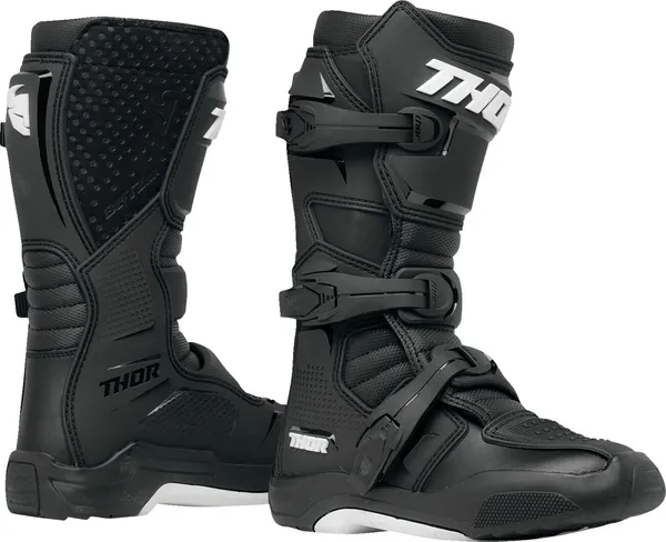 Bottes moto THOR Youth Blitz XR noir/blanc