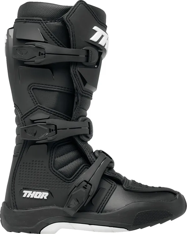 Bottes THOR Youth Blitz XR Noire/Blanche - vue 2