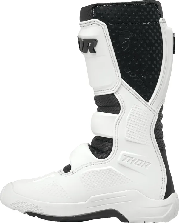 Botte Thor Youth Blitz XR WH/BK 1 - vue 3