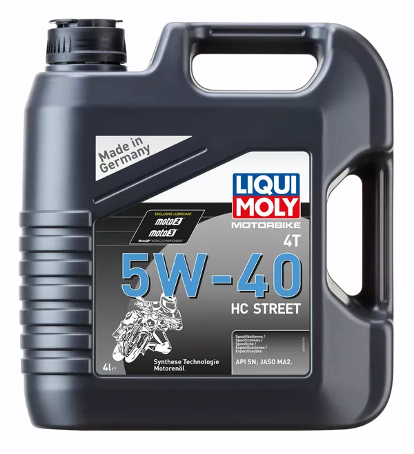 Liqui Moly Huile moteur 4T 5W-40 HC Street 4L - vue 2