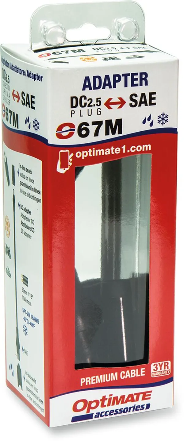 TECMATE Câble adaptateur O-67 vers CC 2,5 mm SAE-67 TE - vue 4