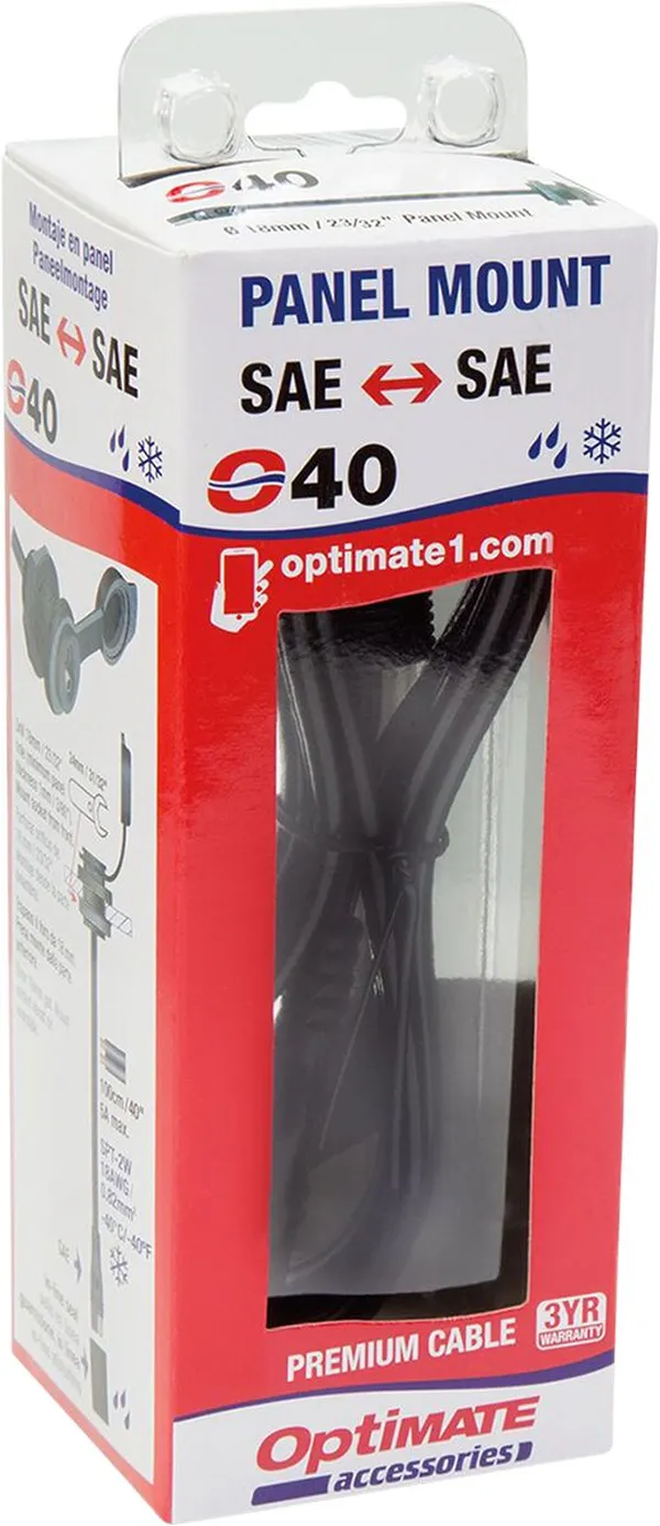 Câble O-40 SAE/SAE 1 m TECMATE - vue 6