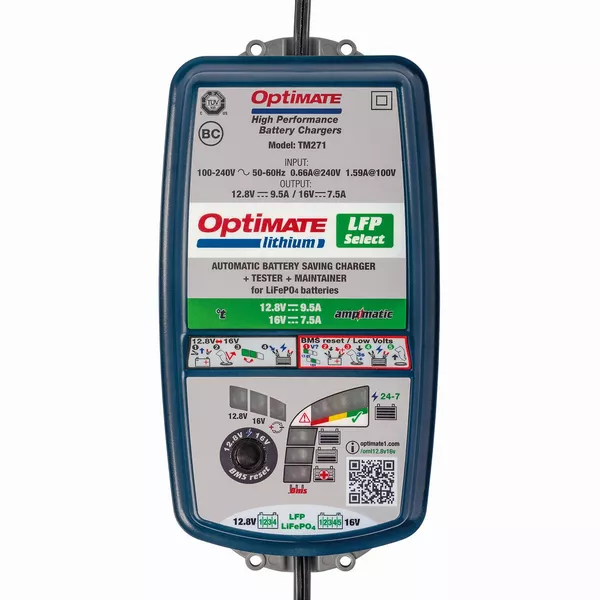 Chargeur OptiMATE Lithium 4s 9,5A - 5s 7,5A - vue 3