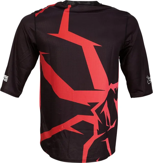 Jersey 3/4 Moose MTB rouge large - vue 2