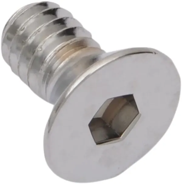 Vis 1/4x20x5/8 CHRM tête plate DRAG SPECIALTIES - vue 2