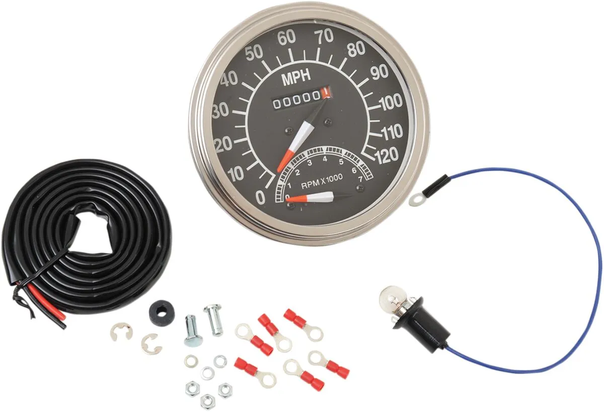 Groupe compteur/compte-tours 1:1 FX DRAG SPECIALTIES